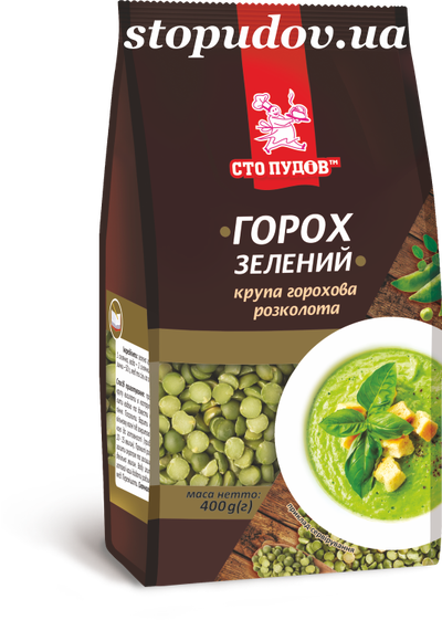 Горох колотый зеленый