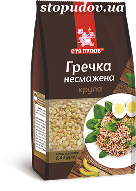 Unroasted buckwheat, 0.4 kg