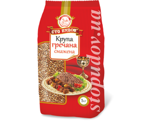 Крупа гречана смажена, 1 кг