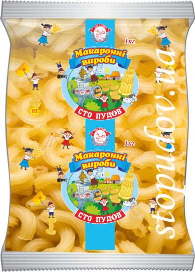 Макаронні вироби «Ріжки рифлені», 1 кг