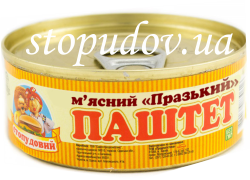 Паштет «Празький» м'ясний ж/б, 0,1 кг