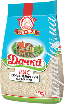 Round-grain rice «Dachka»