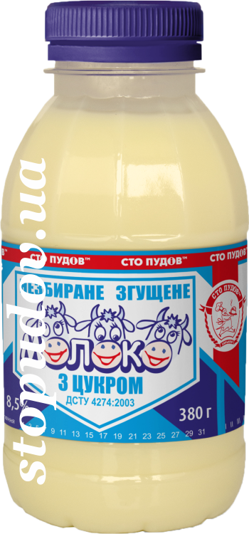 Condensed milk 8.5% PET, 0.38 kg
