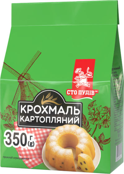 Картопляний крохмаль — для кремів, десертів та домашньої випічки