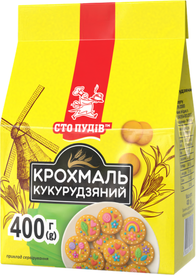 Кукурудзяний крохмаль — для соусів, кремів, випічки та десертів